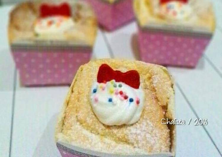 Resep Hokkaido Chiffon Cupcake Anti Gagal