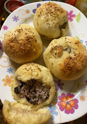 Hình của món Bánh bao nướng.