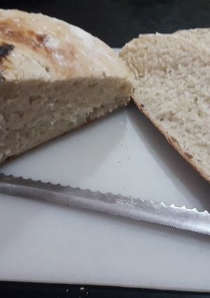 Una foto de Pan casero bien sencillo