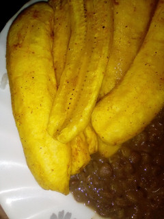 A picture of Deep fried bananas.