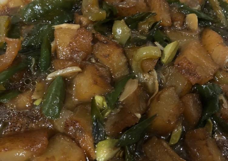 Easiest Way to Make Appetizing Kikil Cabai Hijau Pete