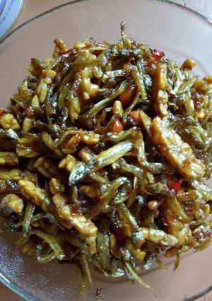 Foto resep Sambal teri tempe mix kacang