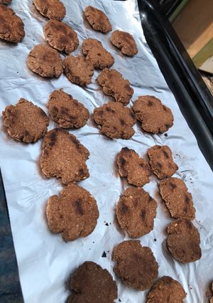 Una foto de Galletas fit de cacao y coco