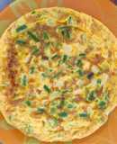 Tortilla de ajetes tiernos