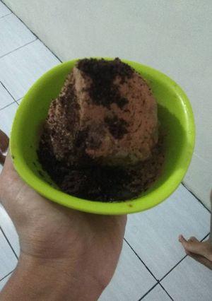 Foto resep Es kepal milo praktis