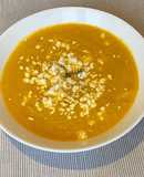 Crema de pastanaga amb formatge de cabra 🥕