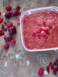 عکسی از دستور ترشک مخلوط با زغال اخته 😋