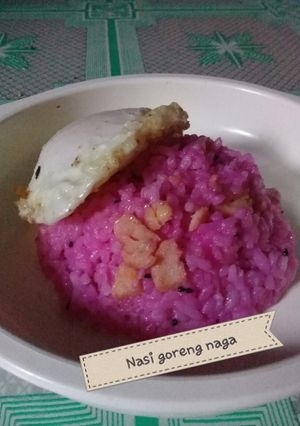 Foto resep Nasgor buah naga