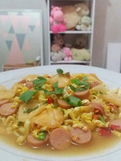 Foto resep Seblak Mie Sosis Kuah