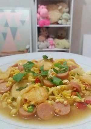 Foto resep Seblak Mie Sosis Kuah