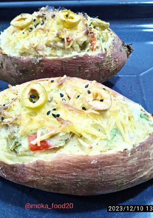 Une photo de Patate douce farcie