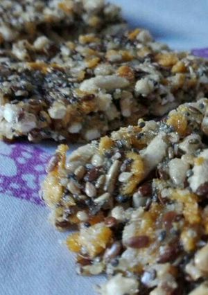 Una foto de Barritas de cereal y semillas