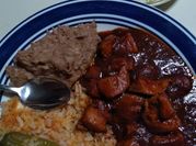 Una foto de asado de puerco