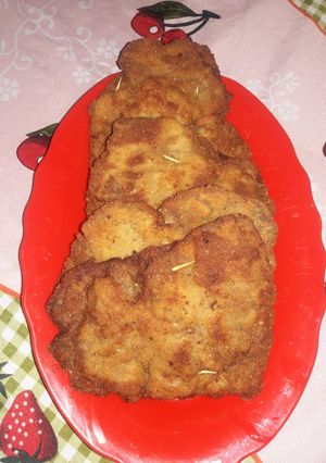 Una foto de Milanesa rellena
