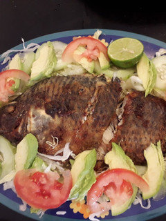 Una foto de Pescado frito