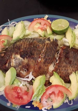Una foto de Pescado frito