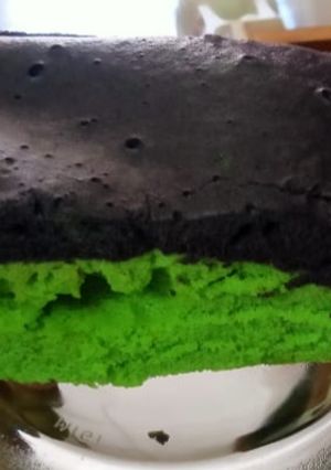 Foto resep 11. Bolu Kukus Pandan Talas