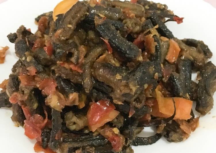 Resep masakan Belut Goreng Balado | Cara Bikin Belut Goreng Balado Yang