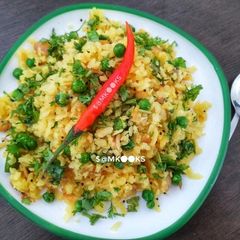 A picture of Green Peas Poha.