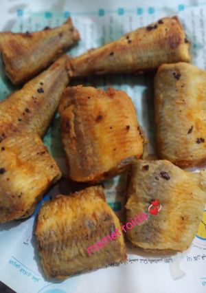 صورة لوصفة سمك معكرونه وارز وسلطه خضراء 😋😋😋😋😋