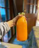 Jugo de zanahoria y mandarina