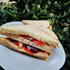 A picture of Chicken brawn sandwich #themechallenge.
