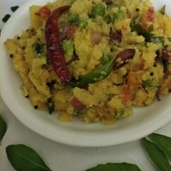 A picture of Tiranga upma.
