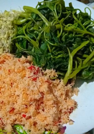 Foto resep Urap bumbu geprek