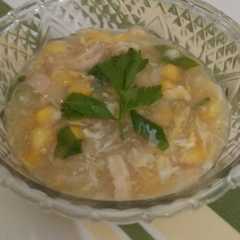 A picture of Sup ayam jagung.
