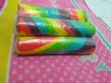 Rainbow rollcake kukus 😊