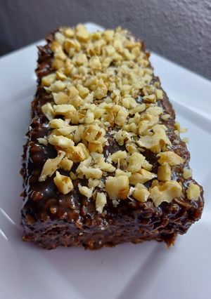 Una foto de Turrón de avena con nueces