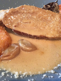 A picture of Pork Tenderloin in Beer and Cream Sauce.