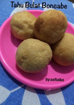 Foto resep Sajian buka puasa: Tahu Bulat Boncabe