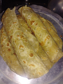 A picture of Corriander chapatis(Dhania(.