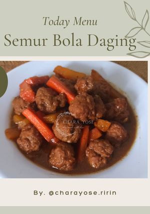 Foto resep Semur Bola Bola Daging