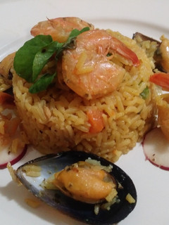 Una foto de Arroz amarillo a la Isa