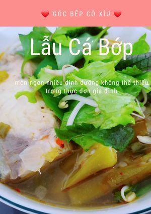 Hình của món Lẩu cá bớp.