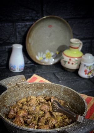 صورة لوصفة حمسة كبدة الدجاج