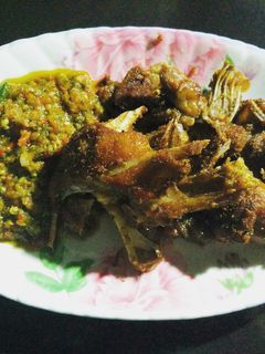 Foto resep Bebek goreng sambal cabe ijo