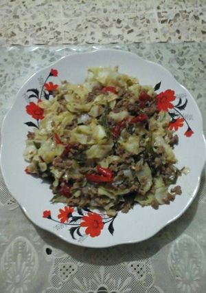 Foto resep Tumis kol daging cincang