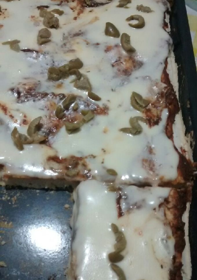 Una foto de Pizza casera, súper súper fácil