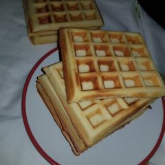 A picture of Pancake meets waffles.