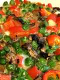 Peas & Peppers Hearty Quiche
