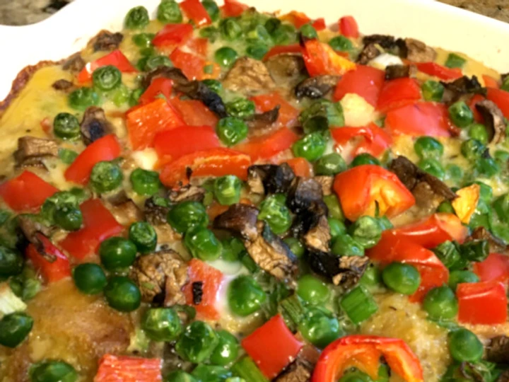 Recipe Peas &amp;amp; Peppers Hearty Quiche which Delicious