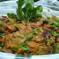 A picture of Baingan Bharta.