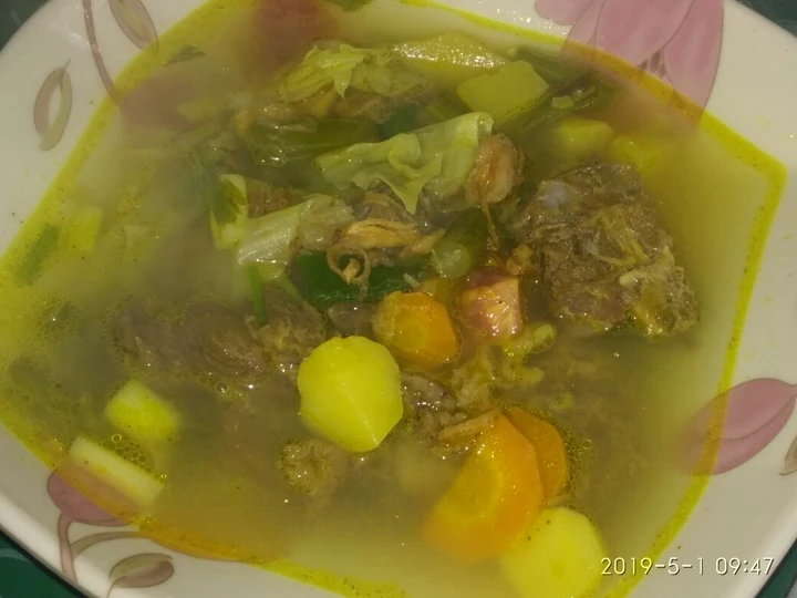 Cara Gampang Menyiapkan Resep Sup Tulang Sapi Ladzidz yang Menggugah Selera Anti Ribet, Bisa Manjain Lidah