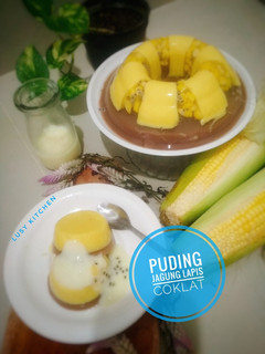 Foto resep Puding Jagung Lapis Coklat