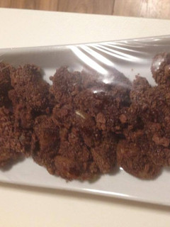 Una foto de Mandarinas crujientes bañadas de chocolate y cereales