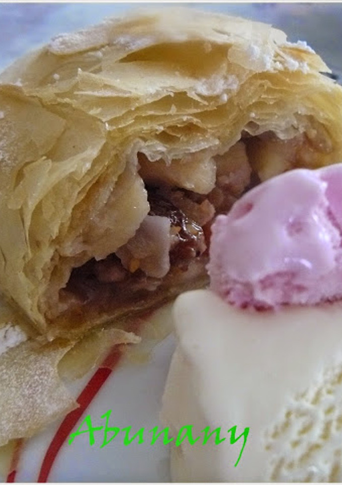 Una foto de Apple strudel
