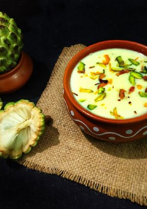 A picture of Custard Apple Rabdi.